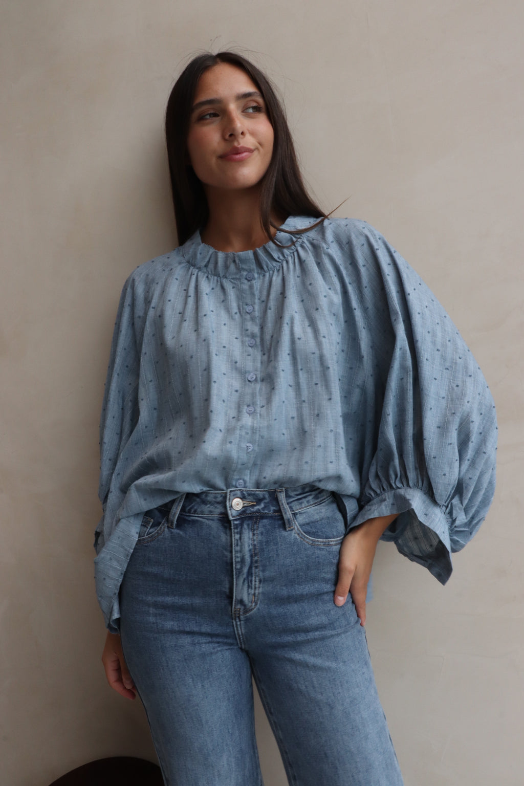 BLOUSE ROMANCE PLUMETIS