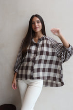 BLOUSE ROMANCE CARREAUX