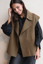 GILET OLIVE