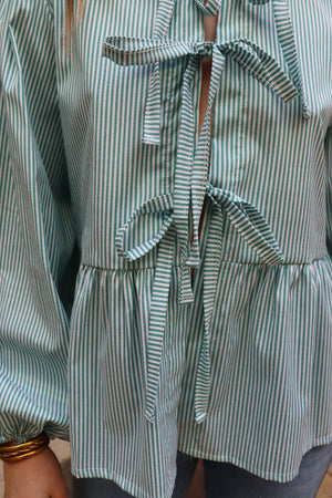 CASSY STRIPED BLOUSE