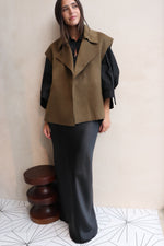 GILET OLIVE