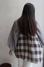 BLOUSE ROMANCE CARREAUX