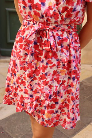 SHORT POPPY DRESS