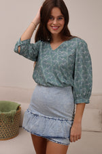 BLOUSE FEUILAGES